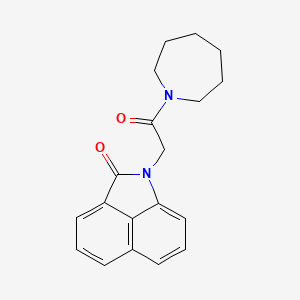 molecular formula C19H20N2O2 B11082098 1-[2-(azepan-1-yl)-2-oxoethyl]benzo[cd]indol-2(1H)-one 