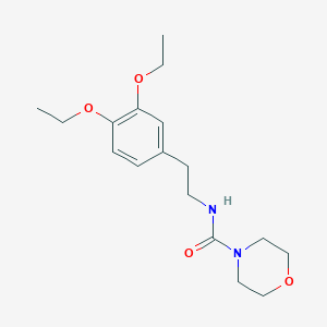 N-[2-(3,4-diethoxyphenyl)ethyl]morpholine-4-carboxamide