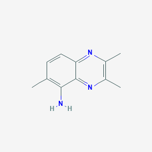 molecular formula C11H13N3 B11082183 2,3,6-Trimethylquinoxalin-5-amine 