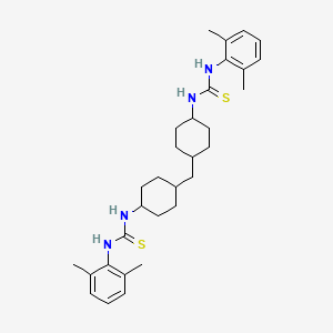 1,1'-(Methanediyldicyclohexane-4,1-diyl)bis[3-(2,6-dimethylphenyl)(thiourea)]