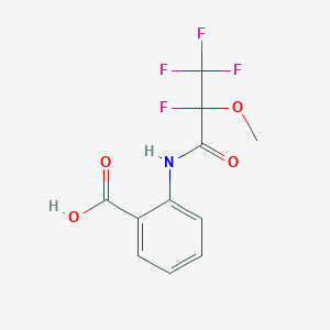 2-[(2,3,3,3-Tetrafluoro-2-methoxypropanoyl)amino]benzoic acid