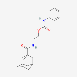 2-[(1-Adamantylcarbonyl)amino]ethyl N-phenylcarbamate