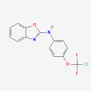 N-{4-[chloro(difluoro)methoxy]phenyl}-1,3-benzoxazol-2-amine