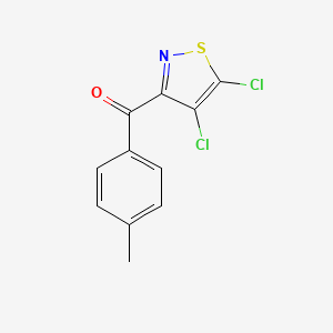 4,5-Dichloroisothiazol-3-yl 4-methylphenyl ketone