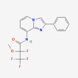 2,3,3,3-tetrafluoro-2-methoxy-N-(2-phenylimidazo[1,2-a]pyridin-8-yl)propanamide