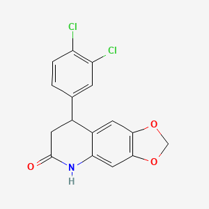 8-(3,4-dichlorophenyl)-7,8-dihydro[1,3]dioxolo[4,5-g]quinolin-6(5H)-one