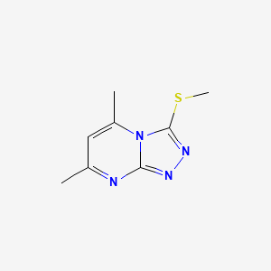 5,7-Dimethyl-3-methylsulfanyl-[1,2,4]triazolo[4,3-a]pyrimidine