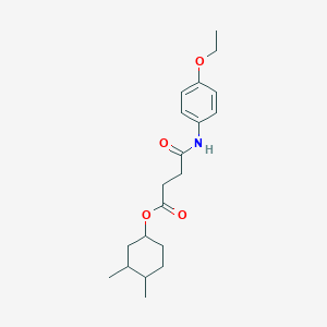 3,4-Dimethylcyclohexyl 4-[(4-ethoxyphenyl)amino]-4-oxobutanoate