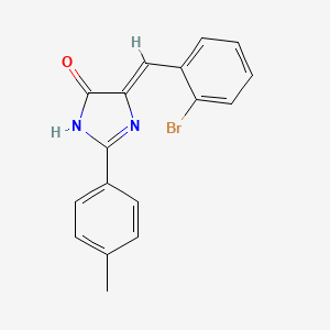 (5Z)-5-(2-bromobenzylidene)-2-(4-methylphenyl)-3,5-dihydro-4H-imidazol-4-one