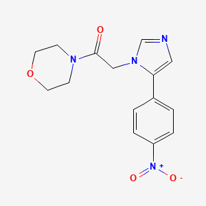 1-Morpholin-4-yl-2-[5-(4-nitro-phenyl)-imidazol-1-yl]-ethanone