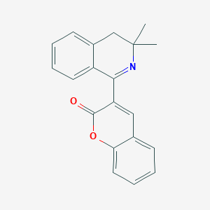 3-(3,3-Dimethyl-3,4-dihydro-isoquinolin-1-yl)-chromen-2-one