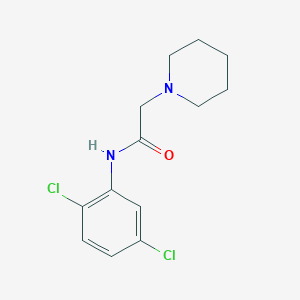 molecular formula C13H16Cl2N2O B11083060 N-(2,5-Dichlorophenyl)-2-(1-piperidinyl)acetamide 