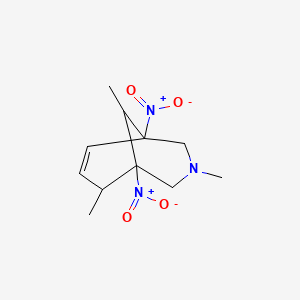 3,8,9-Trimethyl-1,5-dinitro-3-azabicyclo[3.3.1]non-6-ene