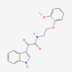 2-(1H-indol-3-yl)-N-[2-(2-methoxyphenoxy)ethyl]-2-oxoacetamide