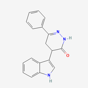 4-(1H-indol-3-yl)-6-phenyl-4,5-dihydropyridazin-3(2H)-one