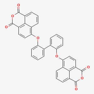 molecular formula C36H18O8 B11083511 6,6'-[biphenyl-2,2'-diylbis(oxy)]bis(1H,3H-benzo[de]isochromene-1,3-dione) 