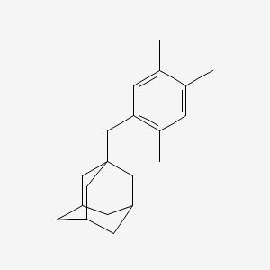 molecular formula C20H28 B11083522 1-(2,4,5-Trimethylbenzyl)adamantane 