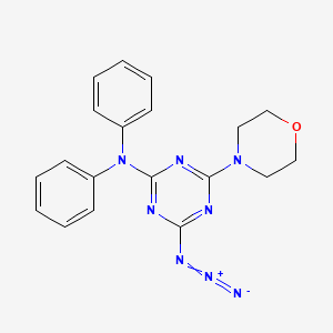 4-azido-6-(morpholin-4-yl)-N,N-diphenyl-1,3,5-triazin-2-amine