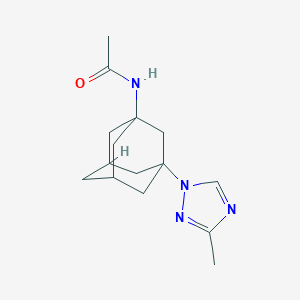 Acetamide, N-[3-(3-methyl-[1,2,4]triazol-1-yl)adamantan-1-yl]-