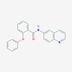 2-phenoxy-N-(quinolin-6-yl)benzamide