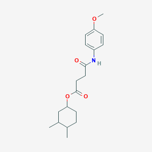 3,4-Dimethylcyclohexyl 4-[(4-methoxyphenyl)amino]-4-oxobutanoate