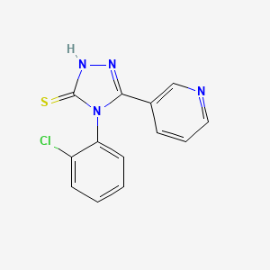 4-(2-Chlorophenyl)-5-(3-pyridyl)-4H-1,2,4-triazol-3-ylhydrosulfide