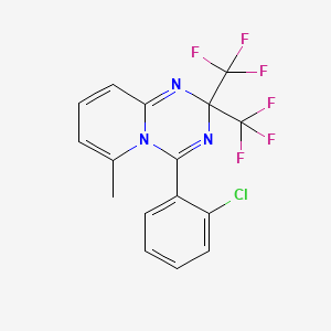 4-(2-chlorophenyl)-6-methyl-2,2-bis(trifluoromethyl)-2H-pyrido[1,2-a][1,3,5]triazine