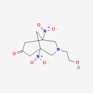 3-(2-Hydroxyethyl)-1,5-dinitro-3-azabicyclo[3.3.1]nonan-7-one