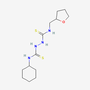 1-Cyclohexyl-3-({[(oxolan-2-YL)methyl]carbamothioyl}amino)thiourea