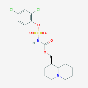 (1R)-octahydro-2H-quinolizin-1-ylmethyl [(2,4-dichlorophenoxy)sulfonyl]carbamate