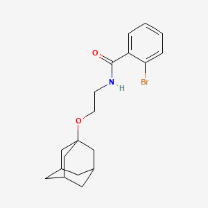 molecular formula C19H24BrNO2 B11083914 N-[2-(1-adamantyloxy)ethyl]-2-bromobenzamide 