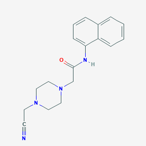 2-(4-Cyanomethyl-piperazin-1-yl)-N-naphthalen-1-yl-acetamide