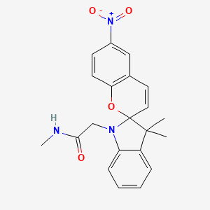 2-(3',3'-dimethyl-6-nitrospiro[chromene-2,2'-indol]-1'(3'H)-yl)-N-methylacetamide