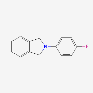 molecular formula C14H12FN B11084078 2-(4-Fluorophenyl)isoindoline 