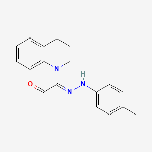 1-(3,4-Dihydro-2H-quinolin-1-yl)-1-(p-tolyl-hydrazono)-propan-2-one