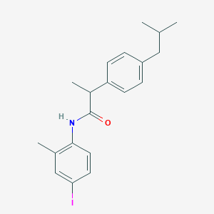 N-(4-iodo-2-methylphenyl)-2-[4-(2-methylpropyl)phenyl]propanamide