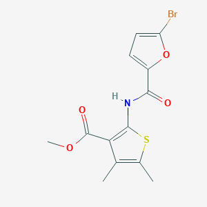 Methyl 2-[(5-bromo-2-furoyl)amino]-4,5-dimethylthiophene-3-carboxylate