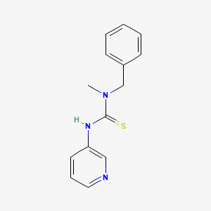 1-Benzyl-1-methyl-3-pyridin-3-ylthiourea