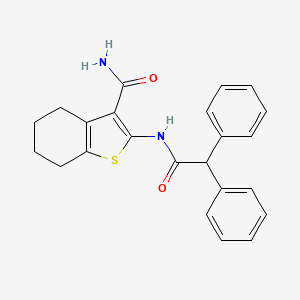 2-[(Diphenylacetyl)amino]-4,5,6,7-tetrahydro-1-benzothiophene-3-carboxamide