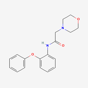 2-(morpholin-4-yl)-N-(2-phenoxyphenyl)acetamide