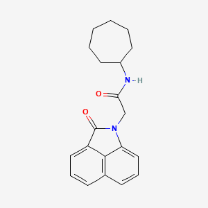 N-cycloheptyl-2-(2-oxobenzo[cd]indol-1(2H)-yl)acetamide