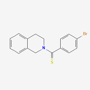 (4-bromophenyl)(3,4-dihydroisoquinolin-2(1H)-yl)methanethione