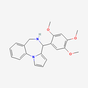 4-(2,4,5-trimethoxyphenyl)-5,6-dihydro-4H-pyrrolo[1,2-a][1,4]benzodiazepine