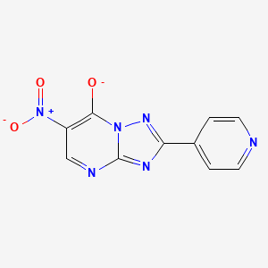 6-nitro-2-pyridin-4-yl-[1,2,4]triazolo[1,5-a]pyrimidin-7-olate