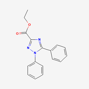 molecular formula C17H15N3O2 B11084893 ethyl 1,5-diphenyl-1H-1,2,4-triazole-3-carboxylate 