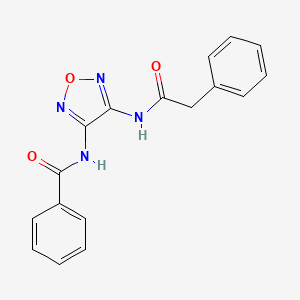 N-{4-[(2-phenylacetyl)amino]-1,2,5-oxadiazol-3-yl}benzamide