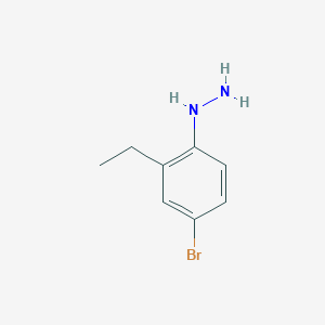 (4-Bromo-2-ethylphenyl)hydrazine