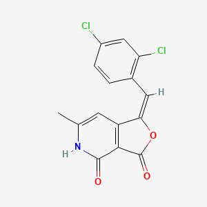 1-(2,4-Dichlorobenzylidene)-6-methyl-1H,5H-furo[3,4-c]pyridine-3,4-dione