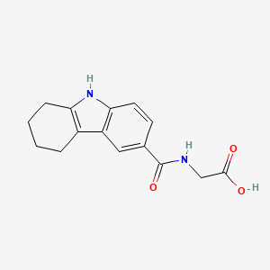 molecular formula C15H16N2O3 B11085334 N-(2,3,4,9-tetrahydro-1H-carbazol-6-ylcarbonyl)glycine 