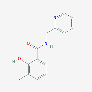 2-hydroxy-3-methyl-N-(pyridin-2-ylmethyl)benzamide